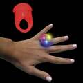 Red Light Up Flashing LED Jelly Ring